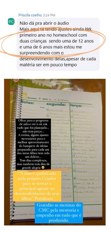 Depoimento de uma família do CMC, número 14