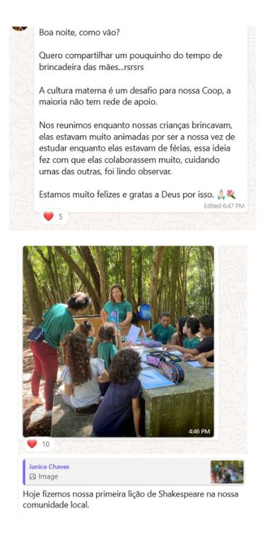 Depoimento de uma família do CMC, número 19
