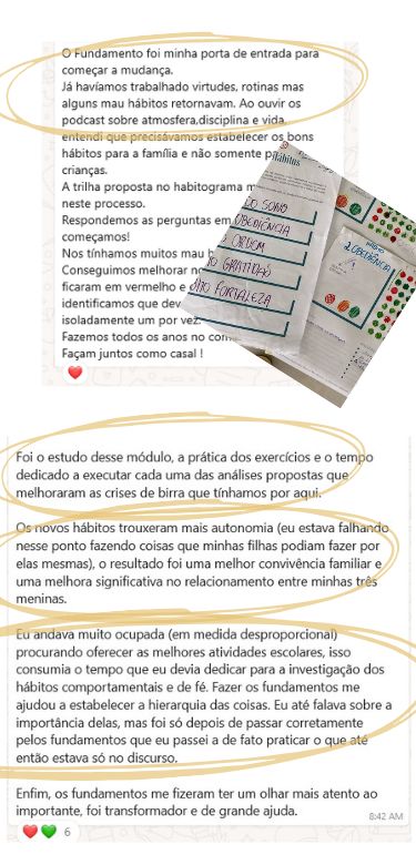 Depoimento de uma família do CMC, número 32